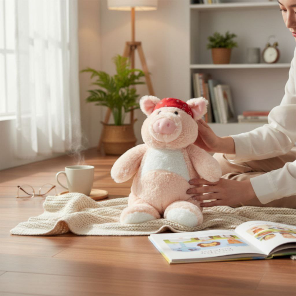Peluche de cerdito de 35cm. Envío gratis