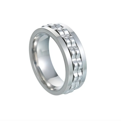 Anillo de Descompresión con Engranajes - Acero Inoxidable, No se Desvanece ENVIO GRATIS