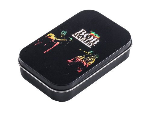 Caja Metálica Portátil para Tabaco con Patrones Personalizados