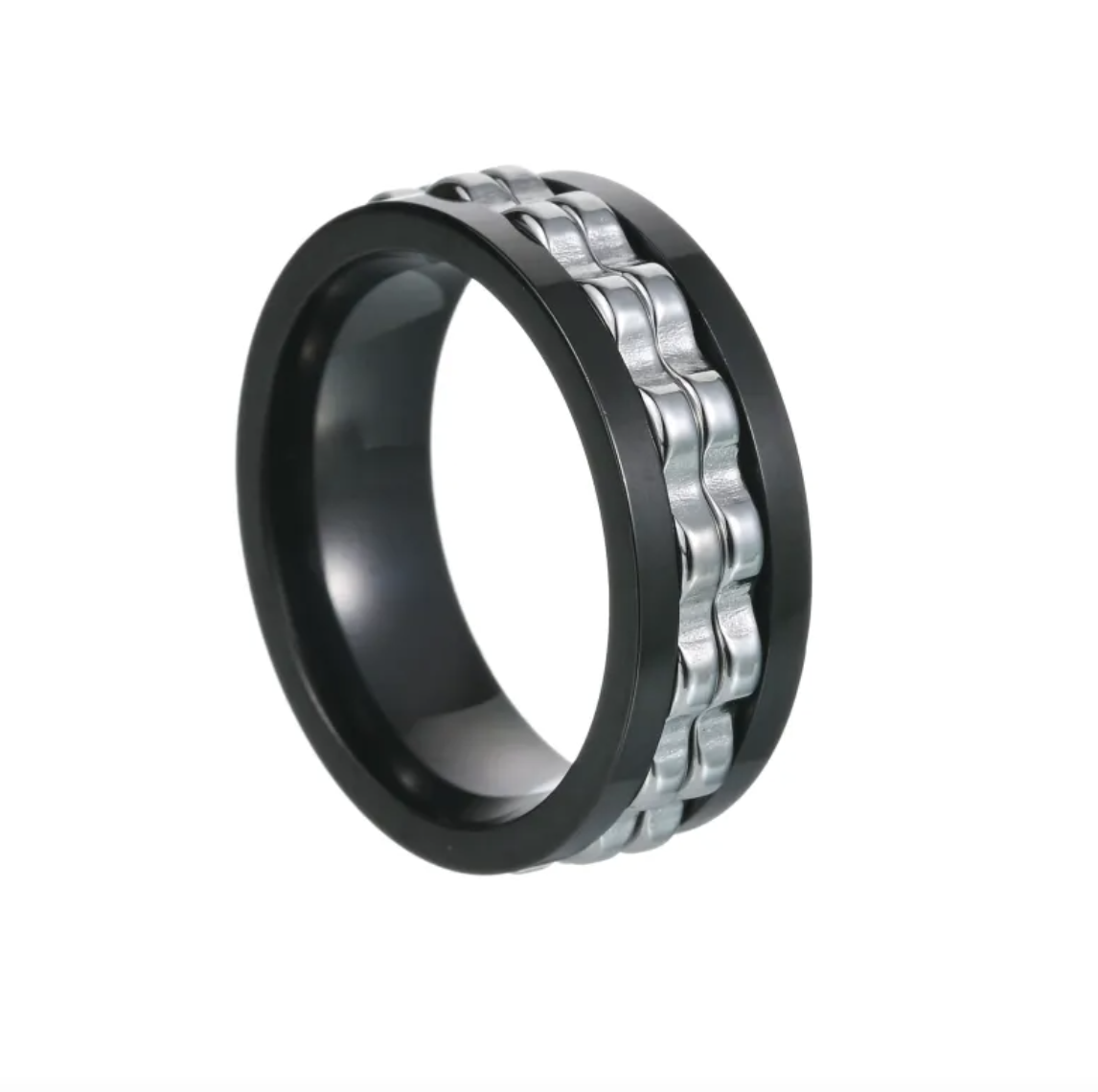 Anillo de Descompresión con Engranajes - Acero Inoxidable, No se Desvanece ENVIO GRATIS