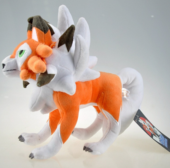Peluche Pokémon - Lycanroc (Forma Crepuscular)