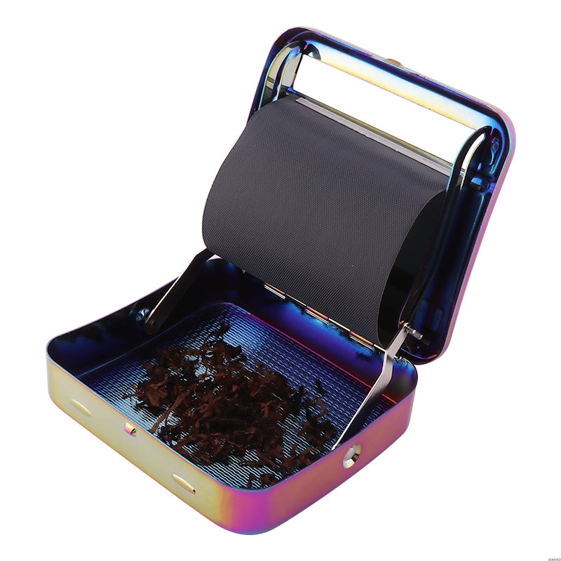 Metal Tobacco Roller and Cigarette Case for Men