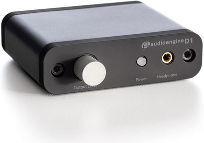 Audioengine D1 DAC de Escritorio de 32-bit y Amplificador de Auriculares y Pre-amplificador para Portátiles, Apto para Jugadores y Músicos