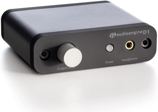 Audioengine D1 DAC de Escritorio de 32-bit y Amplificador de Auriculares y Pre-amplificador para Portátiles, Apto para Jugadores y Músicos