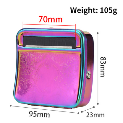 Metal Tobacco Roller and Cigarette Case for Men