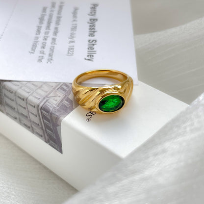 Anillo de circón de color de moda para mujer ENVIO GRATIS
