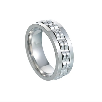 Anillo de Descompresión con Engranajes - Acero Inoxidable, No se Desvanece ENVIO GRATIS