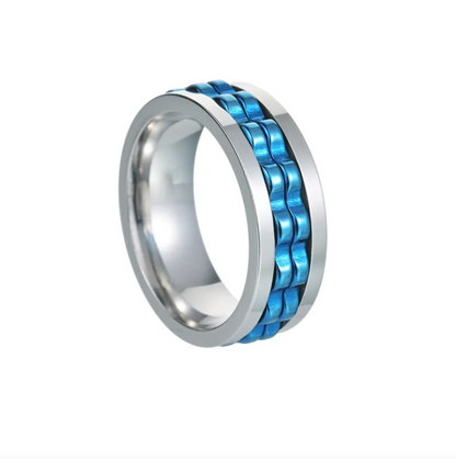 Anillo de Descompresión con Engranajes - Acero Inoxidable, No se Desvanece ENVIO GRATIS