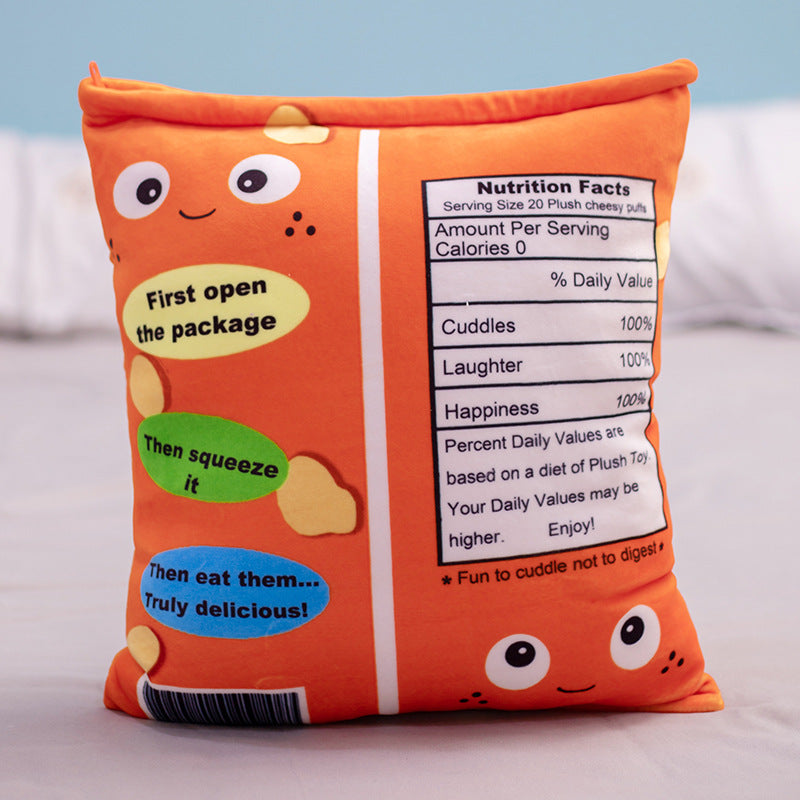 Puff Snack Plush Pillow Toy - Creative Gift Doll