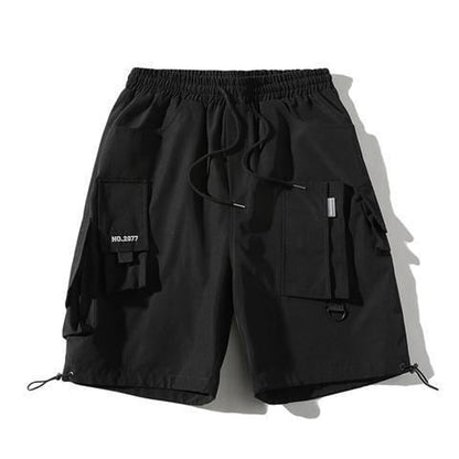 Pantalones cortos de trabajo informales funcionales con múltiples bolsillos para hombre