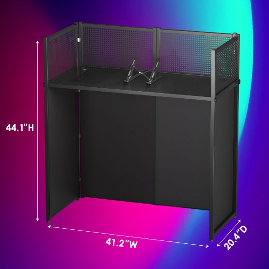 Cabina Portátil para DJ con Cortina