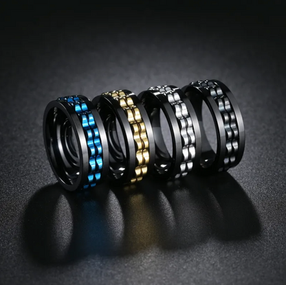 Anillo de Descompresión con Engranajes - Acero Inoxidable, No se Desvanece ENVIO GRATIS
