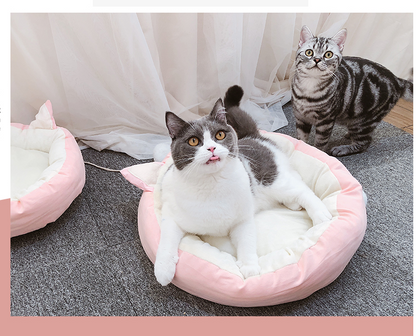 Cama Cálida para Perros y Cojín Lavable para Gatos