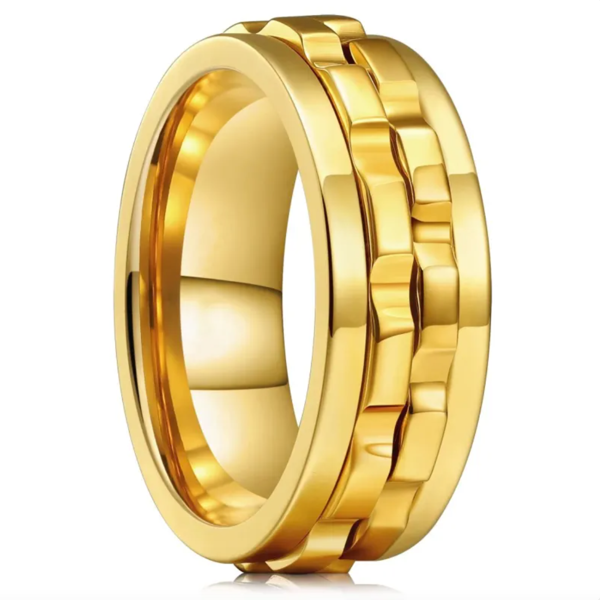 Anillo de Descompresión con Engranajes - Acero Inoxidable, No se Desvanece ENVIO GRATIS