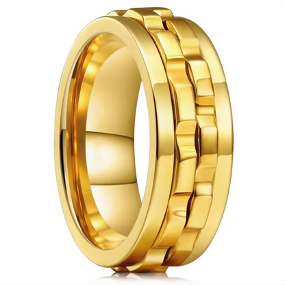 Anillo de Descompresión con Engranajes - Acero Inoxidable, No se Desvanece ENVIO GRATIS