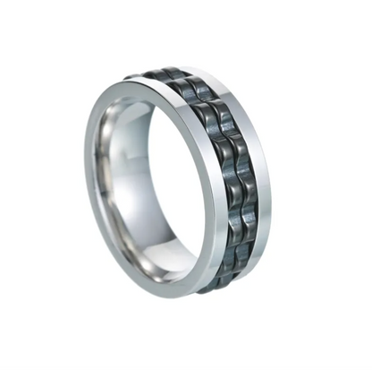 Anillo de Descompresión con Engranajes - Acero Inoxidable, No se Desvanece ENVIO GRATIS