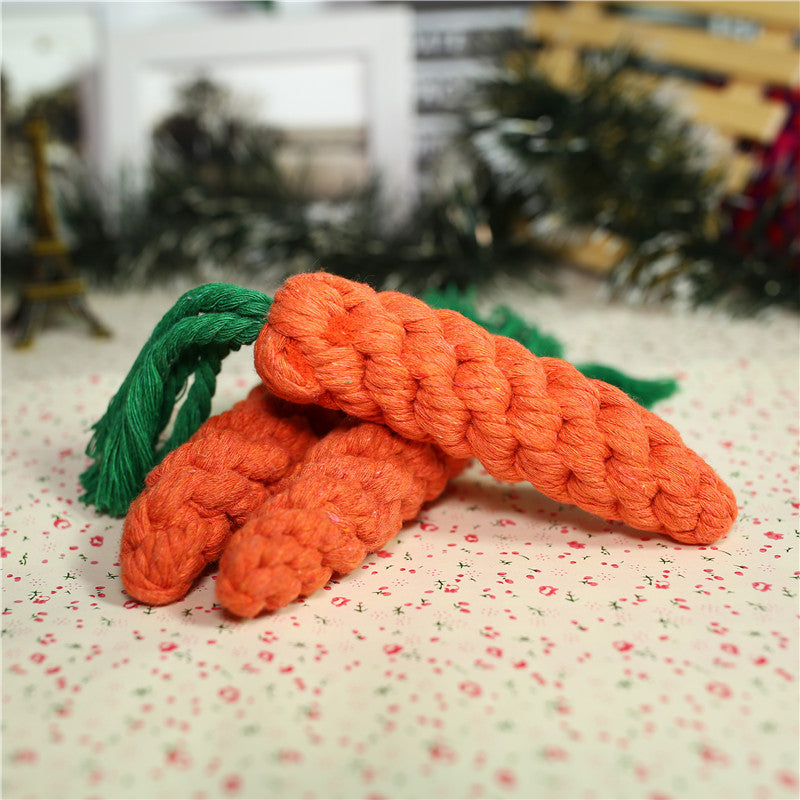Juguete para Masticar en Forma de Zanahoria para Mascotas Duradero ENVIO GRATIS