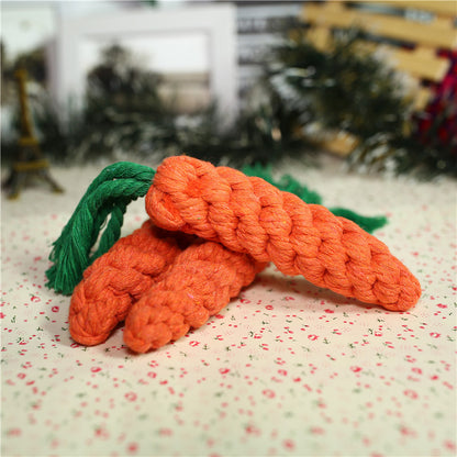 Juguete para Masticar en Forma de Zanahoria para Mascotas Duradero ENVIO GRATIS