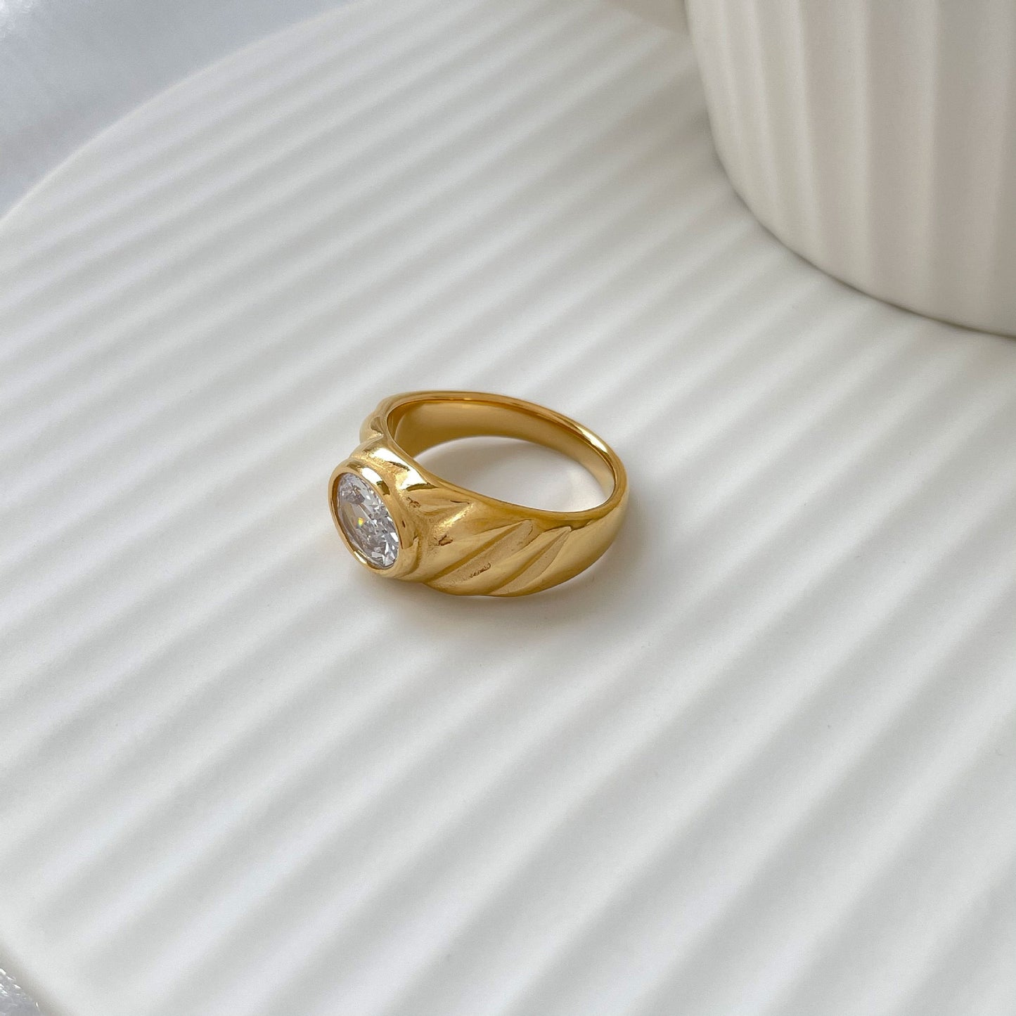 Anillo de circón de color de moda para mujer ENVIO GRATIS
