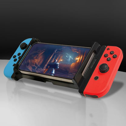 mco Nakabayashi Miyoshi Soporte para Smartphone Joy-Con GMA-SM02/BK Compatible con Controlador de Switch y Smartphone para Controlar Juegos de Smartphone Compatible con Smartphones de 5.5-6.7 pulgadas