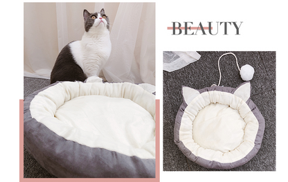 Cama Cálida para Perros y Cojín Lavable para Gatos