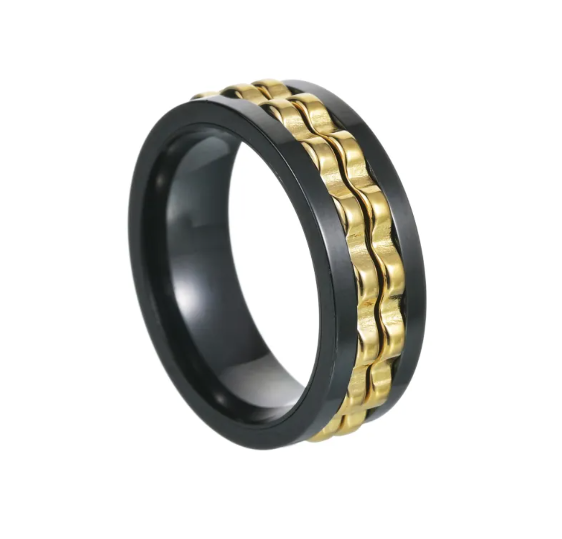 Anillo de Descompresión con Engranajes - Acero Inoxidable, No se Desvanece ENVIO GRATIS