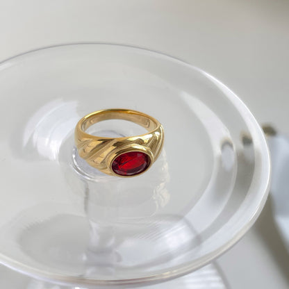 Anillo de circón de color de moda para mujer ENVIO GRATIS