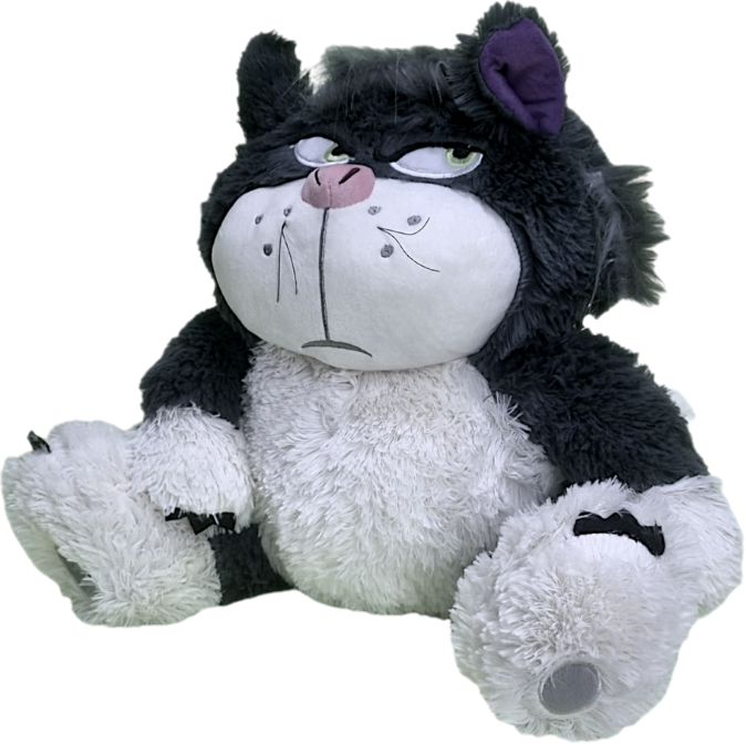 Peluche de Gato lucifer de 30 cm envio gratis