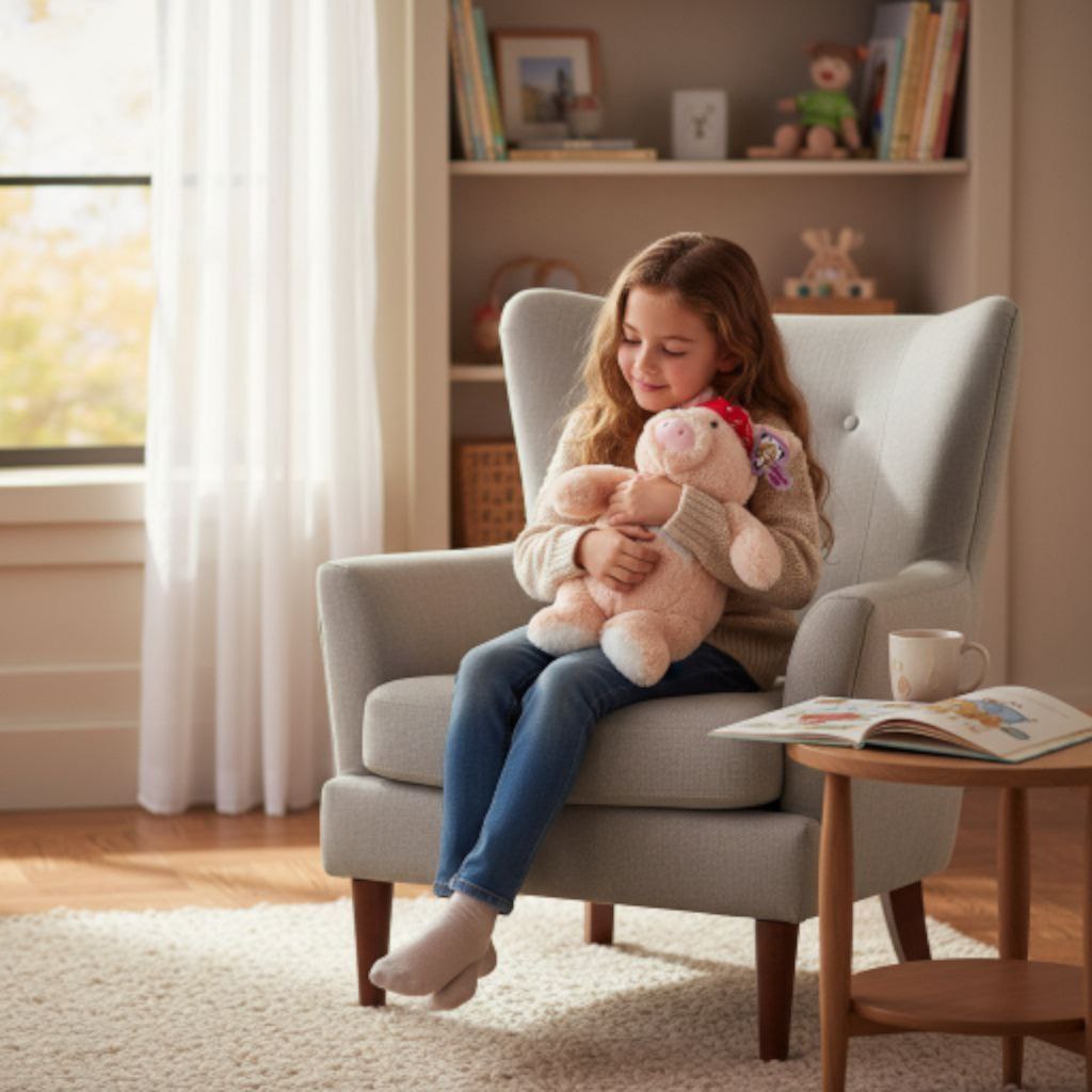 Peluche de cerdito de 35cm. Envío gratis