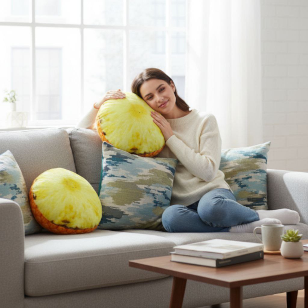 Peluche Rodaja de piña de 35cm. Envío gratis